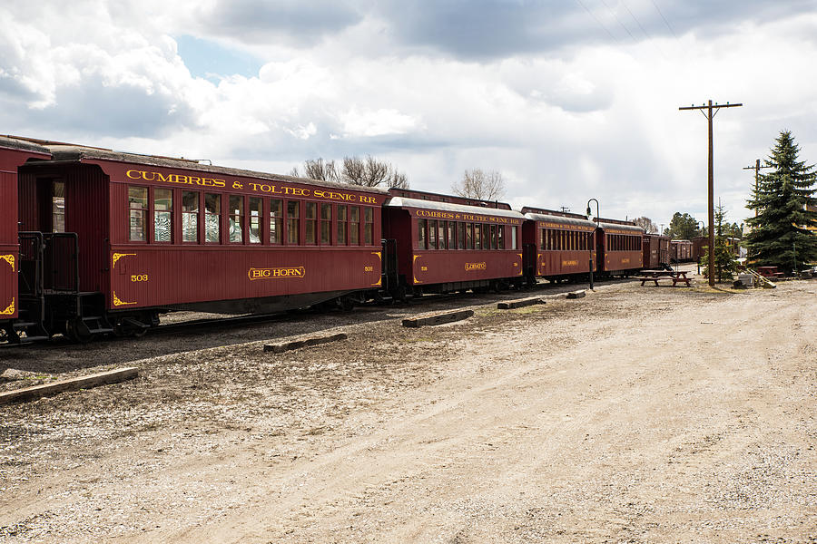 Cumbres and Toltec Cars Photograph by Tom Cochran
