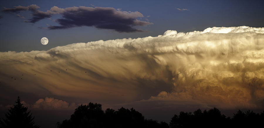 Cumulonimbus at Sunset Photograph by Jason Moynihan