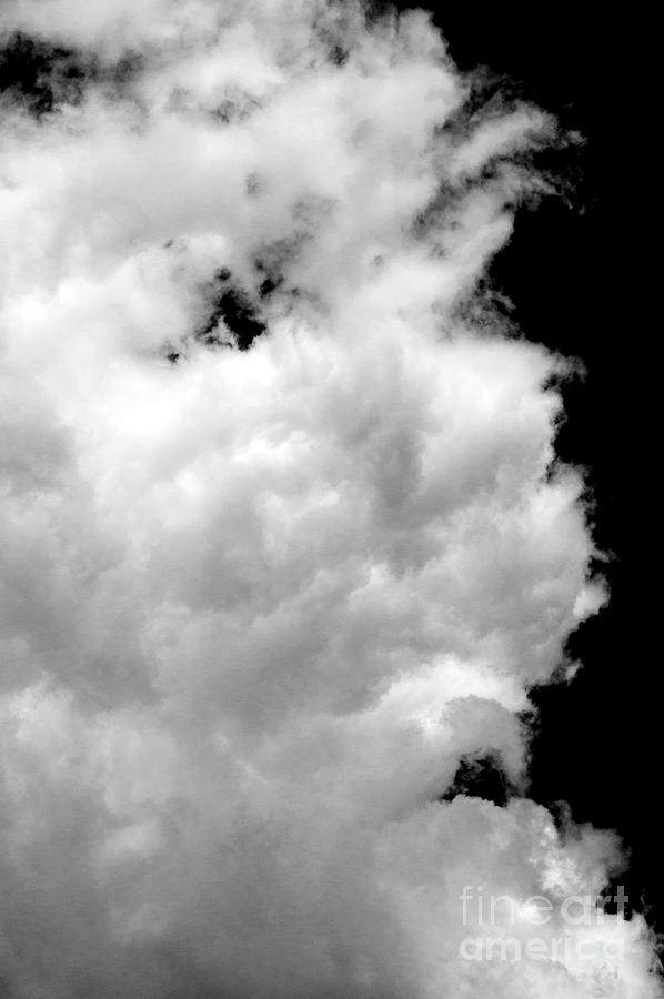 Cumulus Congestus Clouds mans Face  Photograph by Jim Corwin