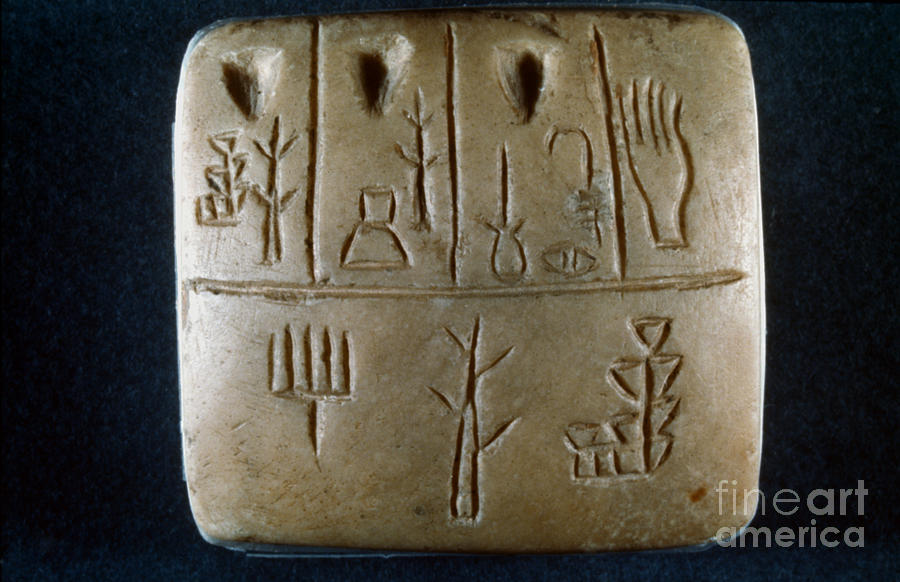 Cuneiform Photograph by Granger