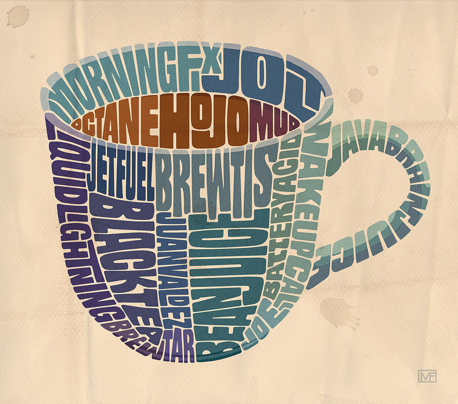 Coffee Painting - Cup o Joe by Mitch Frey