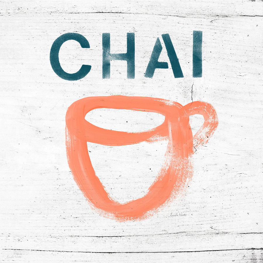 Tea Painting - Cup of Chai- Art by Linda Woods by Linda Woods