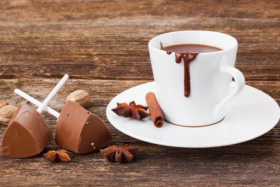 Cup of Hot Chocolate Photograph by Anastasy Yarmolovich