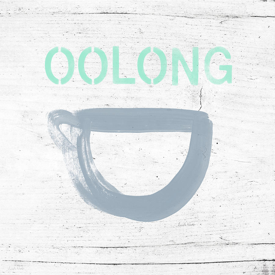 Cup Of Oolong Tea- Art By Linda Woods Painting