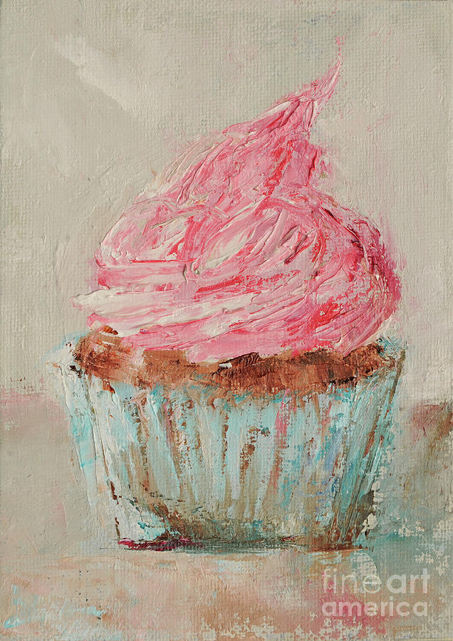 Cupcake Painting - Cupcake by Paint Box Studio Cupcake Painting - Cupcake by Paint Box Studio