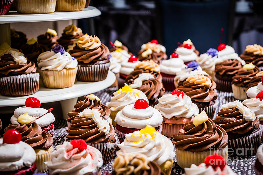 Cake Photograph - Cupcake Happiness by Scott Chimber
