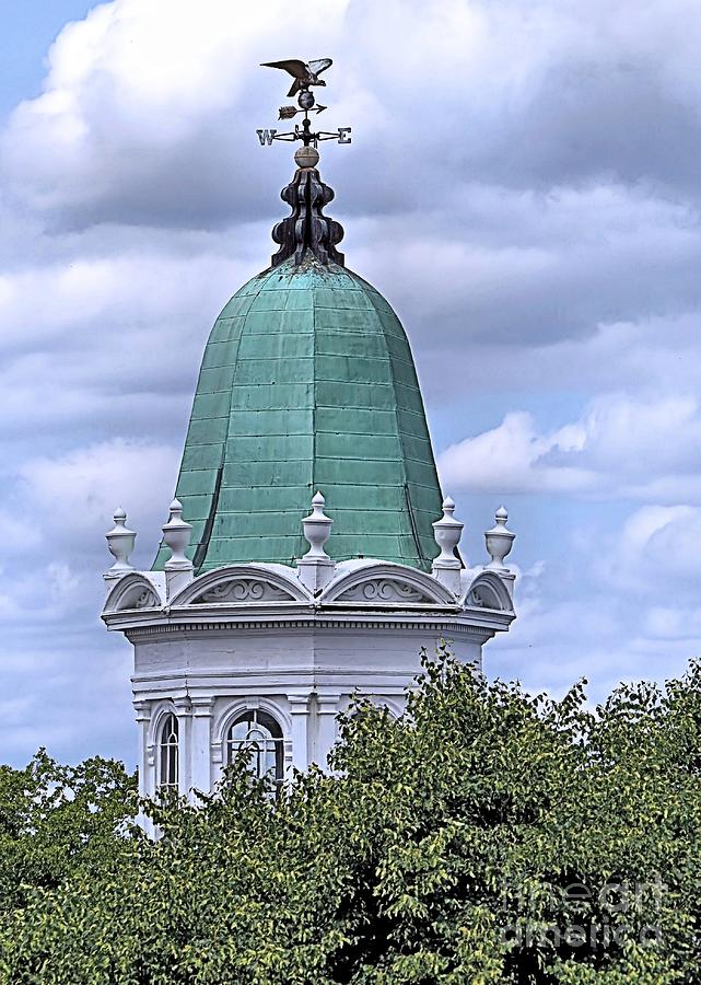 Cupola 1820 Plymouth County Courthouse Photograph by Janice Drew