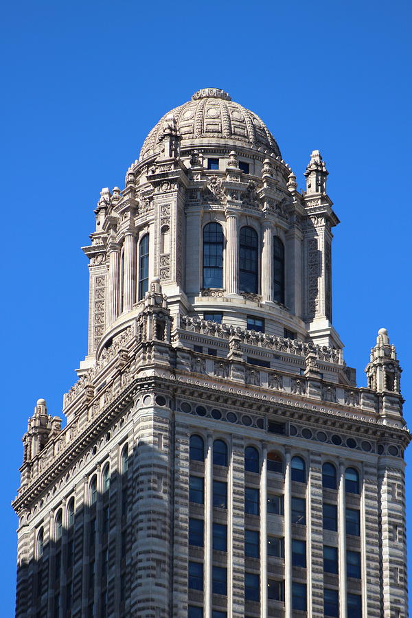 Cupola of the Jewelers Building Chicago Photograph by Colleen Cornelius