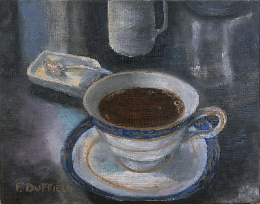 Cuppa Painting by Florine Duffield