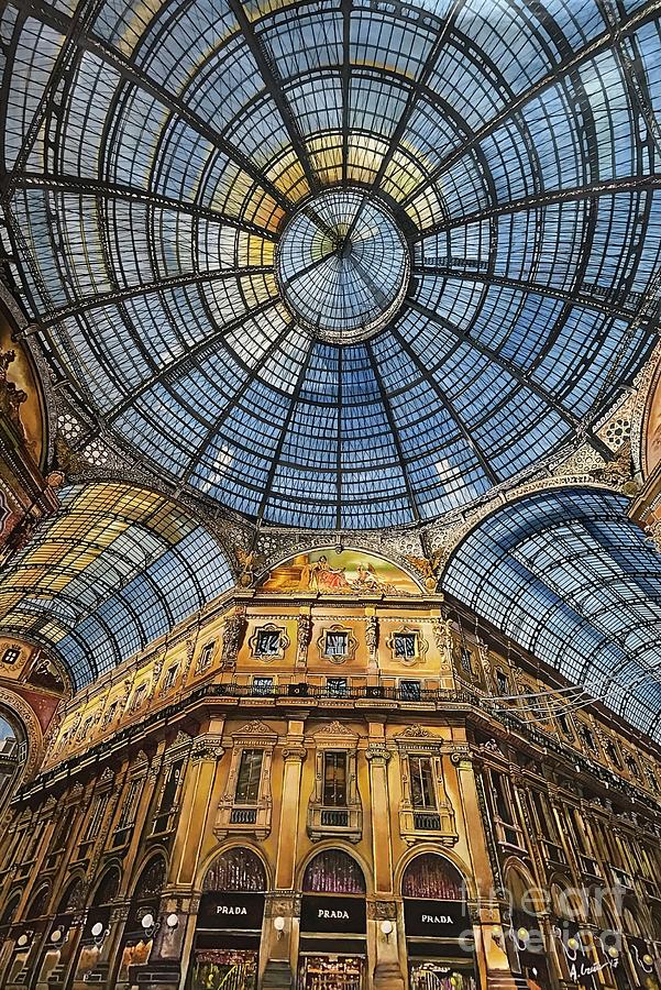 Cityscapes Painting - cupula de Milano by Antonio De Irun Cityscapes Painting - cupula de Milano by Antonio De Irun