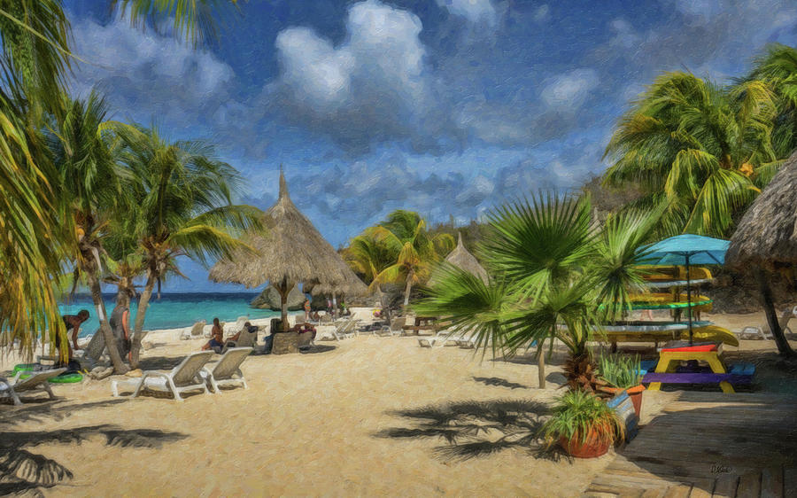 Curacao - LS921699 Painting by Dean Wittle