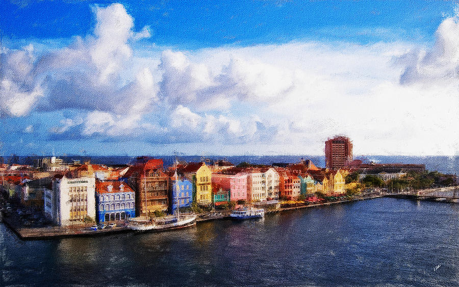 Curacao Oil Painting by Dean Wittle