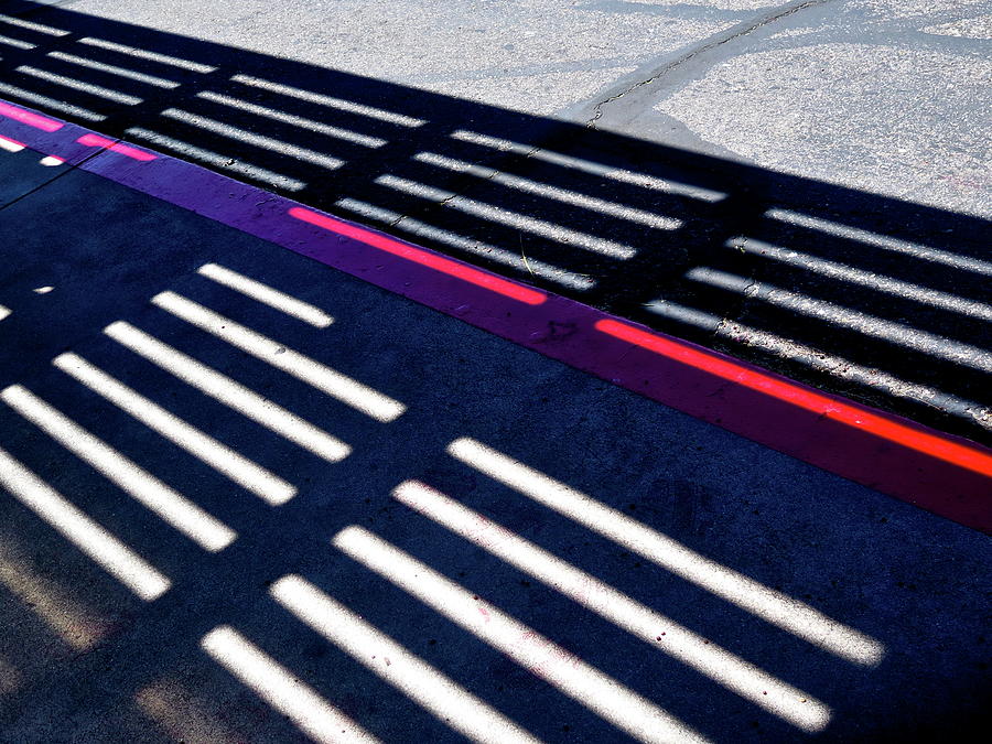 Abstract Photograph - Curb Abstract by Bonnie See