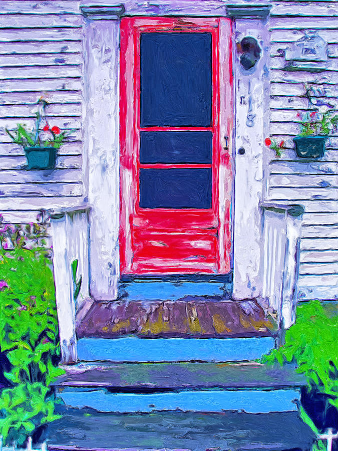 Old Home Painting - Curb Appeal by Dominic Piperata