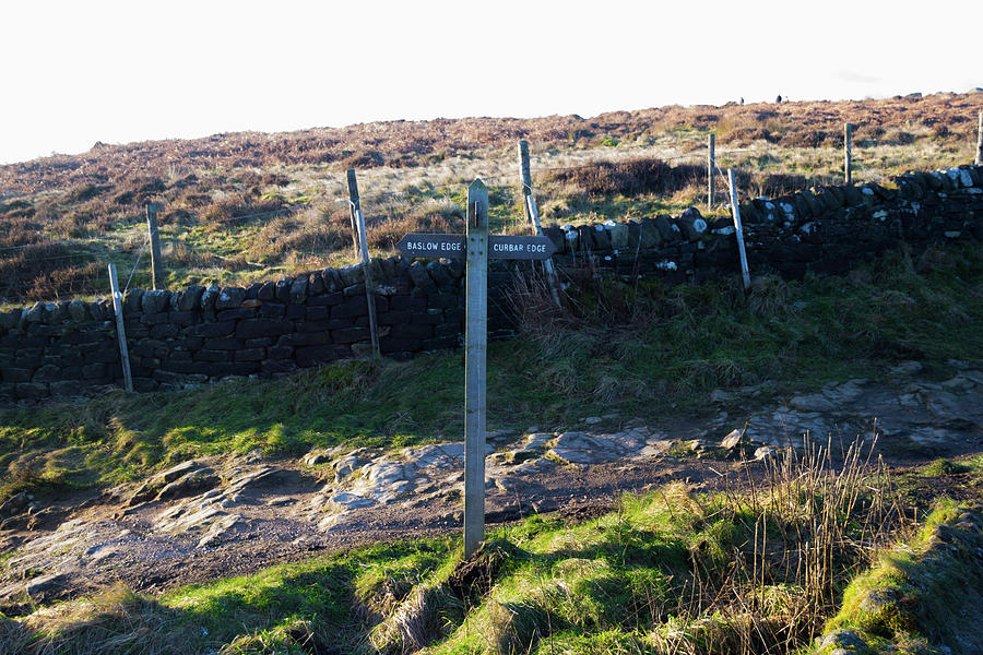Curbar Edge Which Way To Go Photograph by Scott Lyons