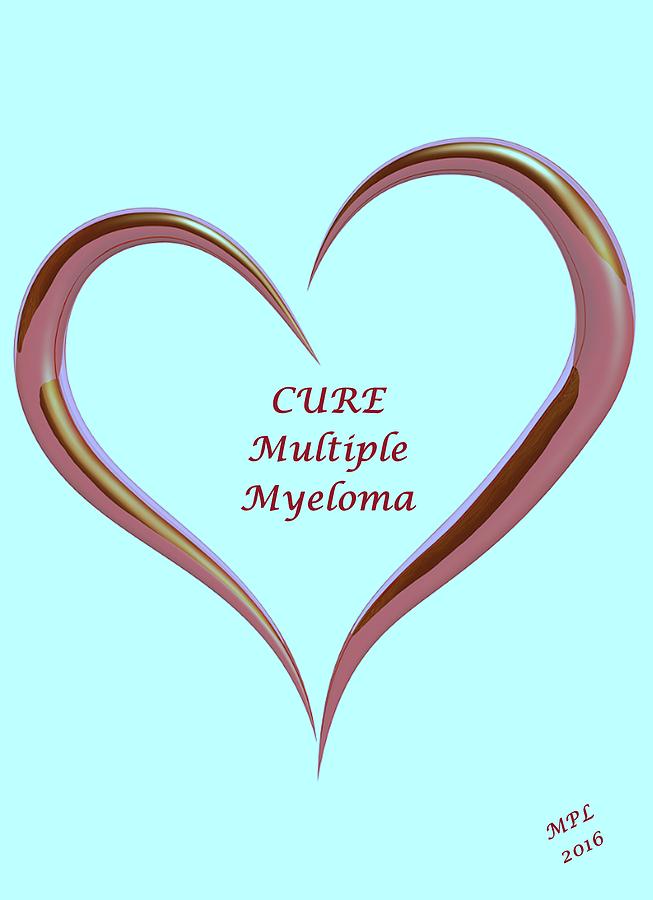 Cure Multiple Myeloma Painting by Marian Lonzetta