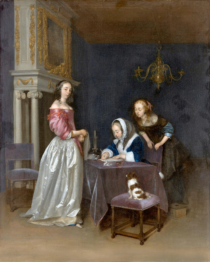Curiosity by Borch Photograph by Gerard ter Borch the Younger