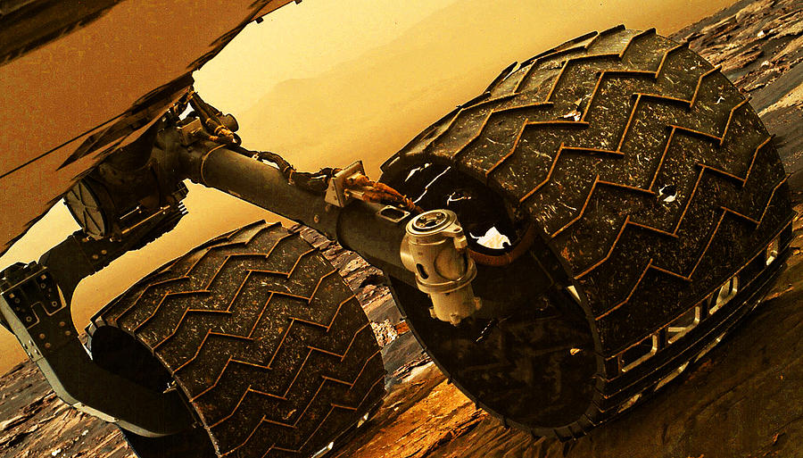 Curiosity Mars rover Photograph by Weston Westmoreland