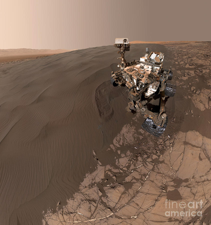 Curiosity Rover Self-portrait Photograph by Science Source