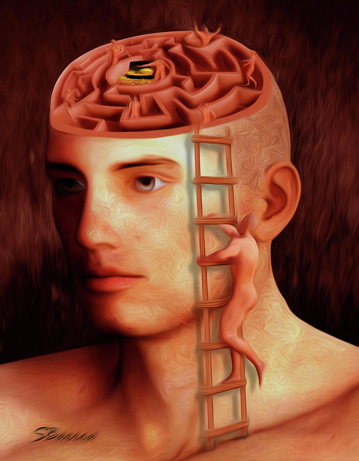 Curious Mind Painting by Surreal Photomanipulation