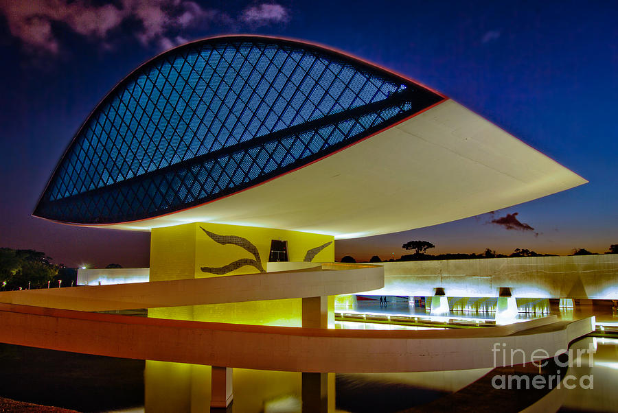 Curitiba - Brazil - Museu Niemeyer Photograph by Carlos Alkmin