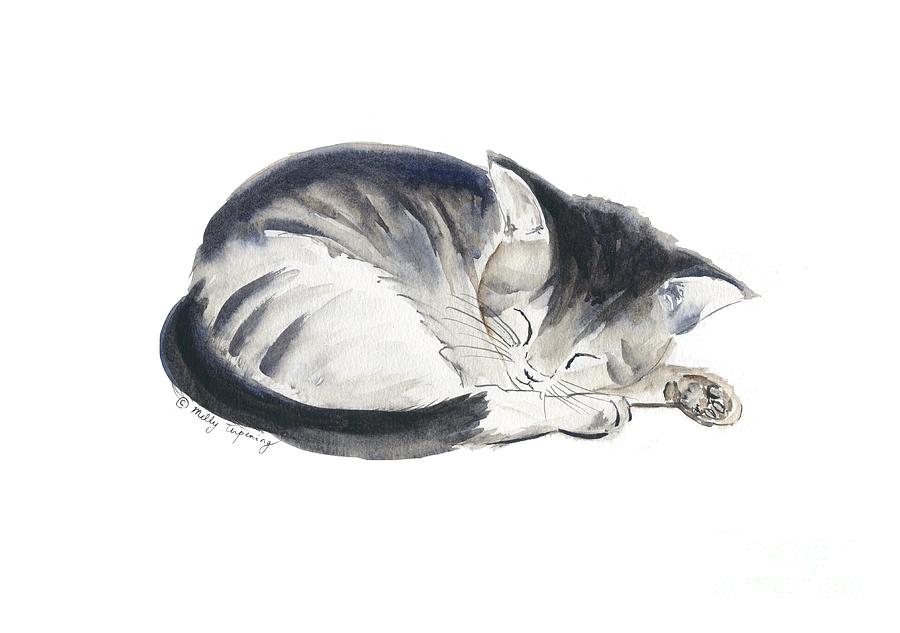 Curl Up Painting by Melly Terpening