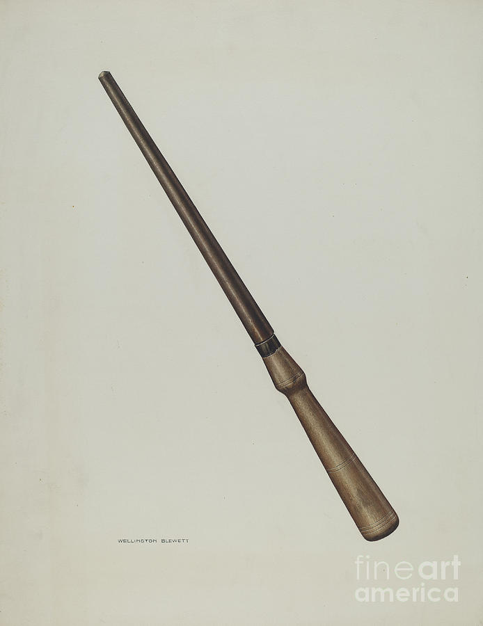 Curling Iron Drawing by Wellington Blewett Fine Art America