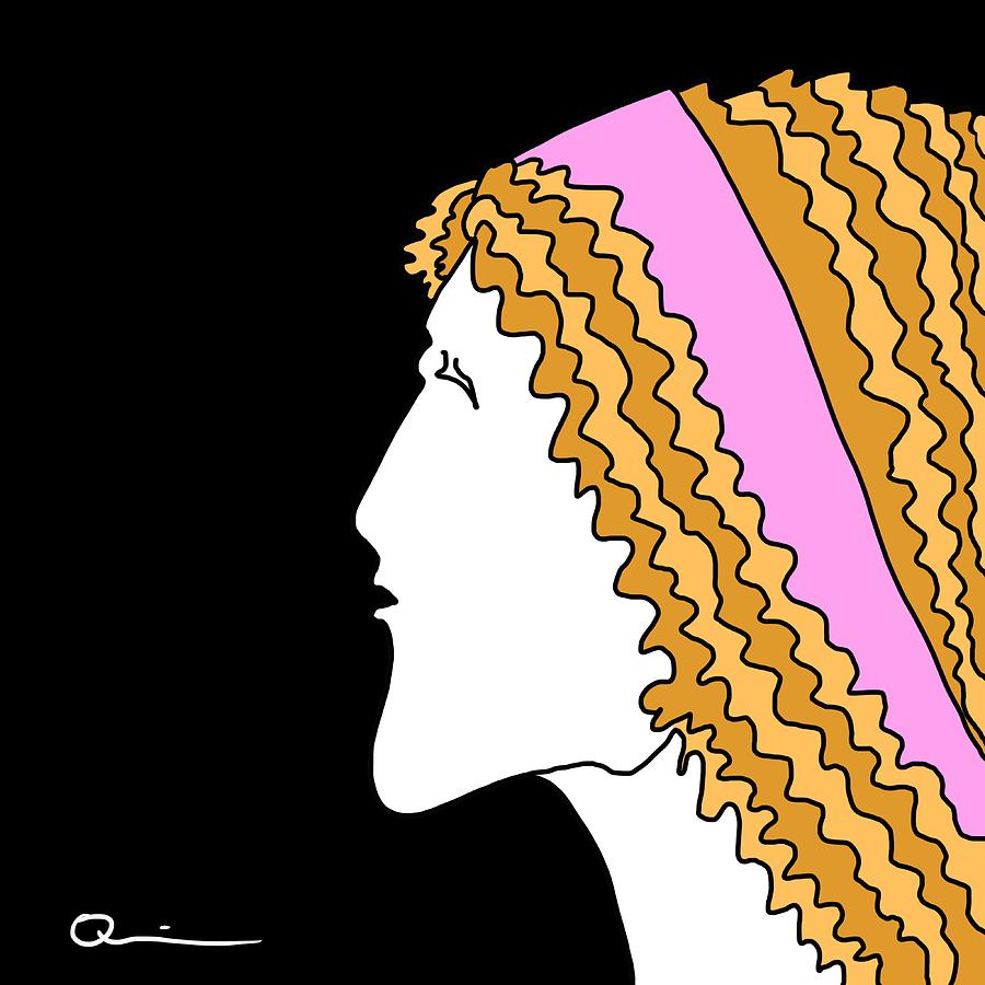 Curls Digital Art by Jeffrey Quiros
