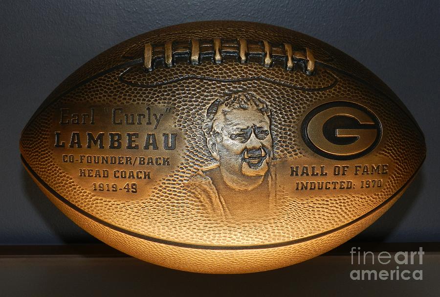 Curly Lambeau Football Photograph by Snapshot Studio - Pixels