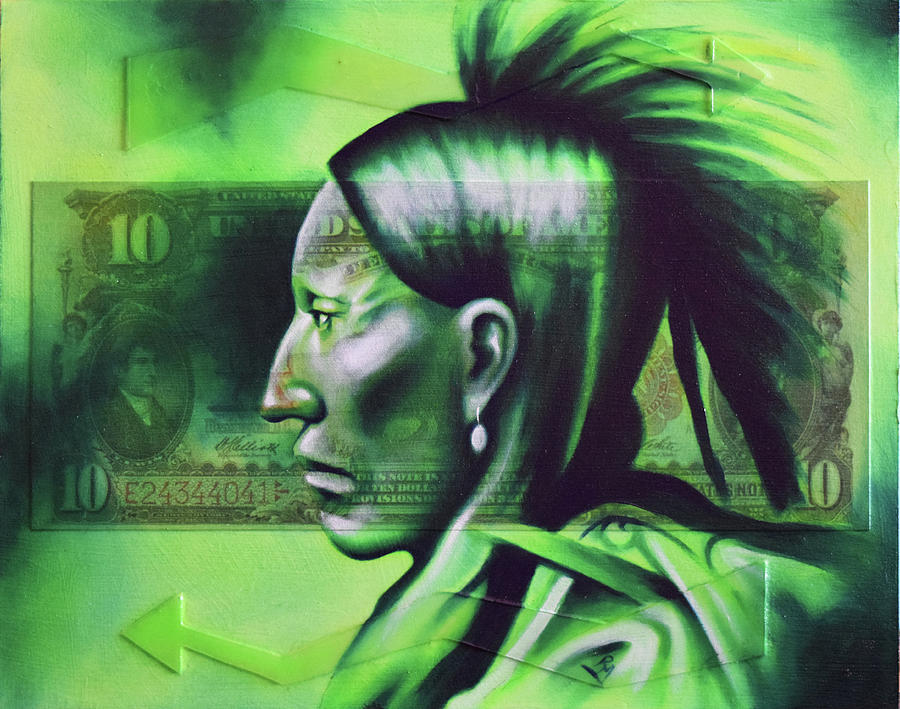 Chief Painting - Current. See. by Robert Martinez