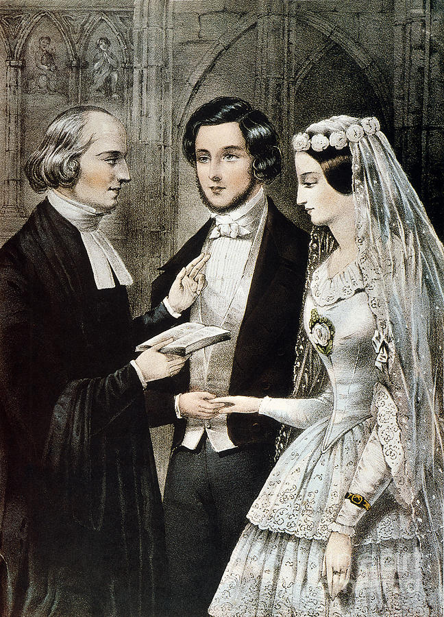Currier: The Marriage Photograph by Granger