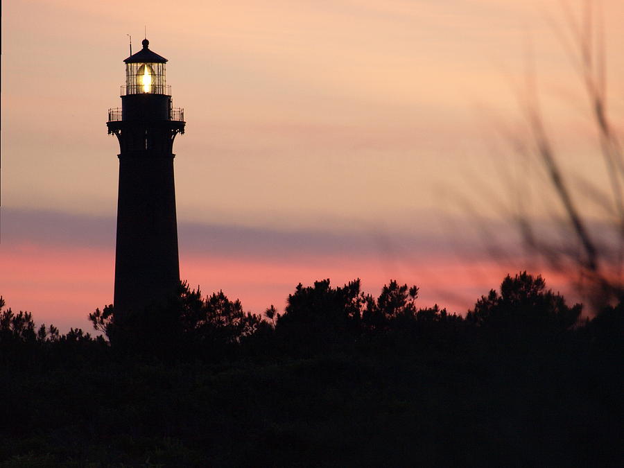 Currituck Beach Lighthouse at Sunset Photograph by Jeffrey Peterson