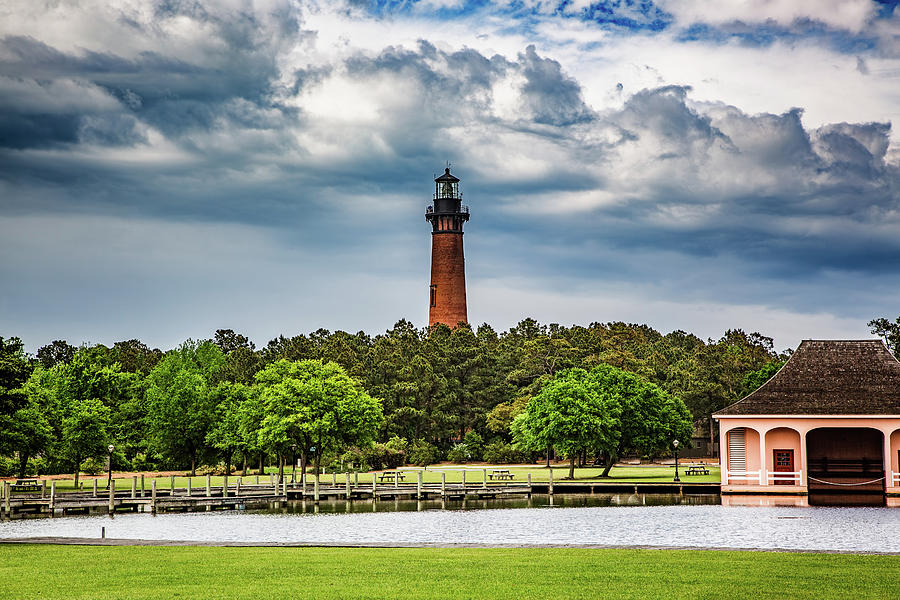 Inspirational Photograph - Currituck Lighthouse - Whalehead Boathouse by Pete Federico Inspirational Photograph - Currituck Lighthouse - Whalehead Boathouse by Pete Federico