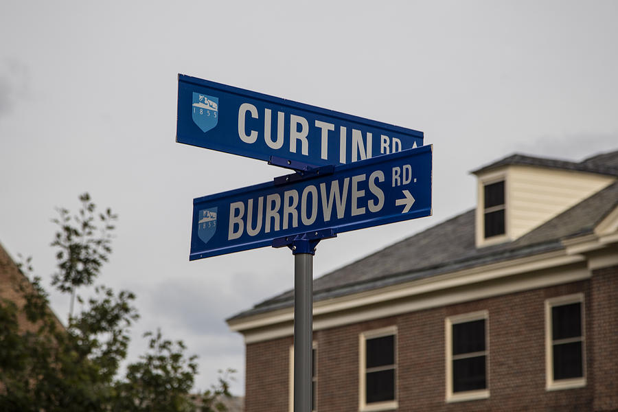 Curtin and Burrowes Penn State  Photograph by John McGraw