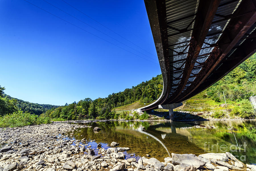 Curtin Bridge Gauley River Photograph by Thomas R Fletcher