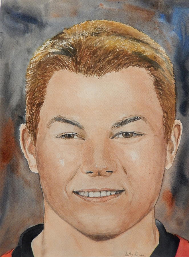 Curtis Lazar Painting by Betty-Anne McDonald