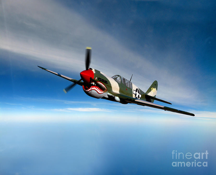 Curtis P-48 Flying Tiger Photograph by Wernher Krutein