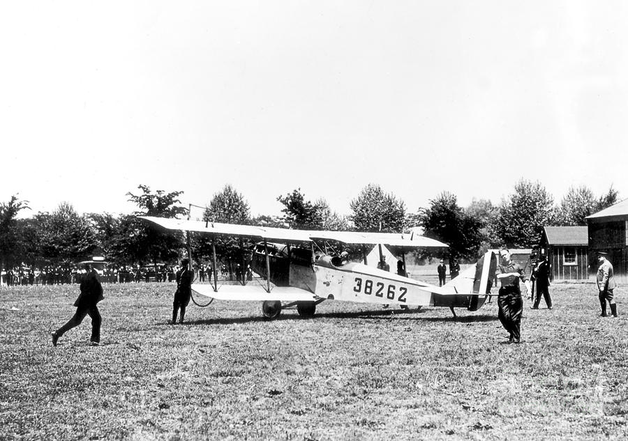 Curtiss Jn-4, Airmail Service Photograph by Science Source