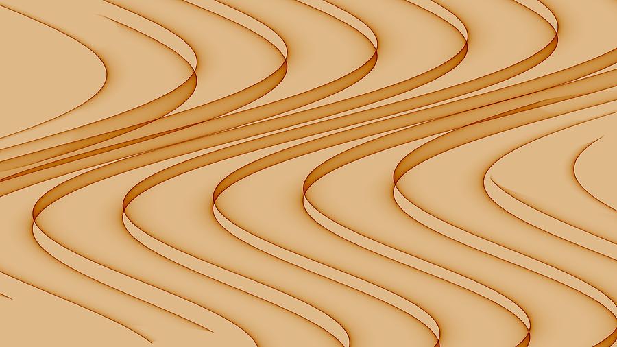 Curves Abstract 006 by Wayne Wood Curves Abstract 006 by Wayne Wood