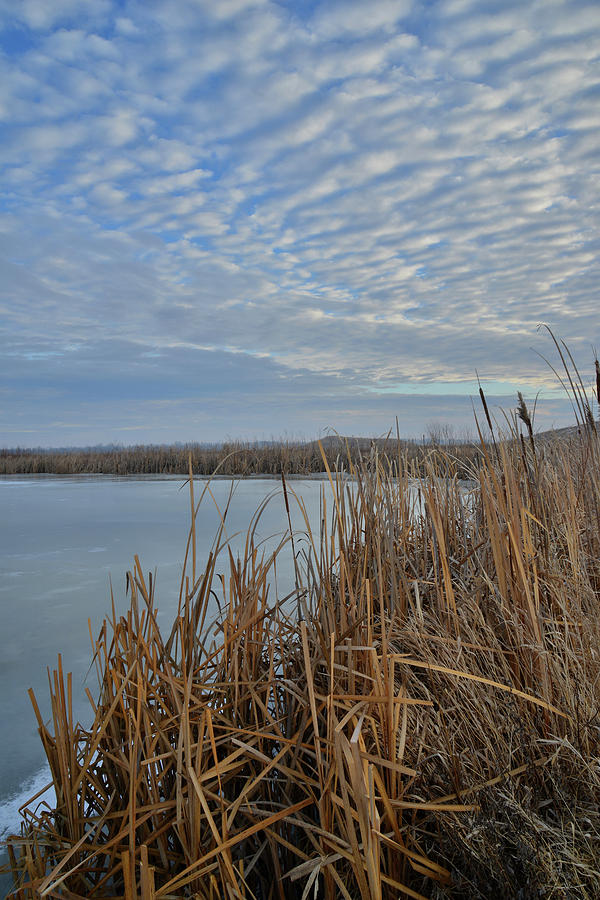 Curving Morning Clouds over Glacial Park Wetland Photograph by Ray Mathis