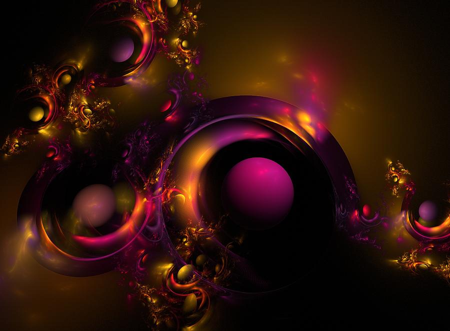 Abstract Digital Art - Curvy Baby by Lyle Hatch