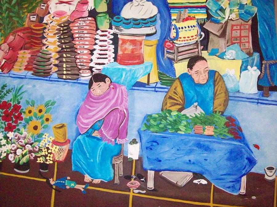 Cusco Market Painting