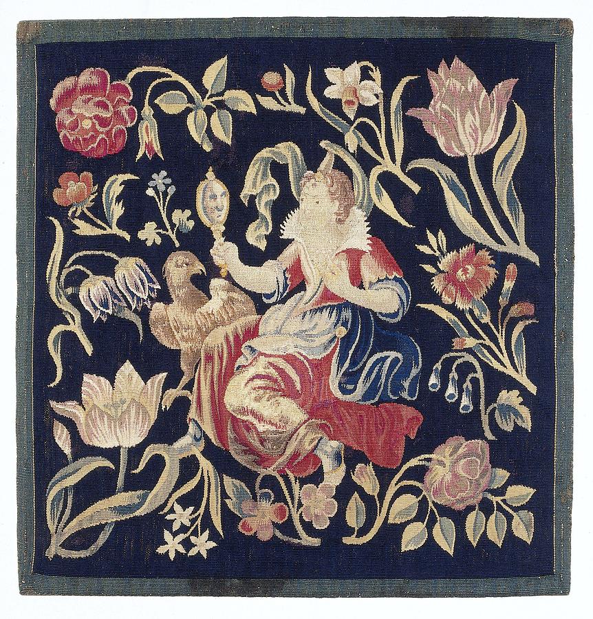 Cushion Cover With The Personification Of The Face, Anonymous, C. 1650 Painting