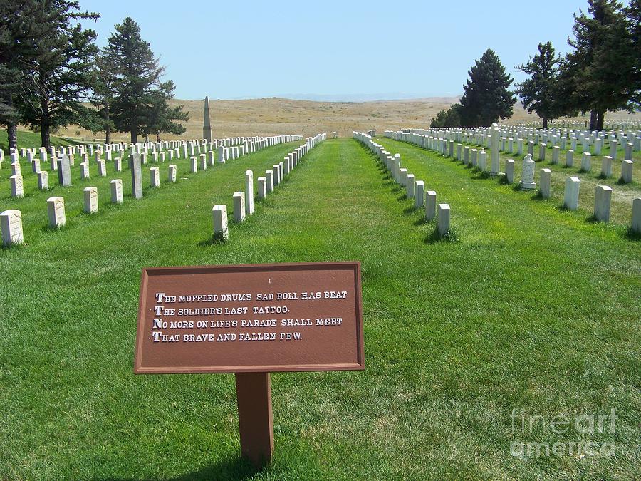 Custer National Cemetery Photograph by Charles Robinson