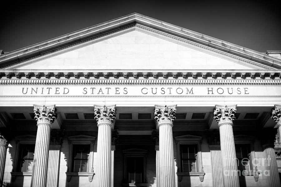 Charleston Custom House Details Photograph by John Rizzuto
