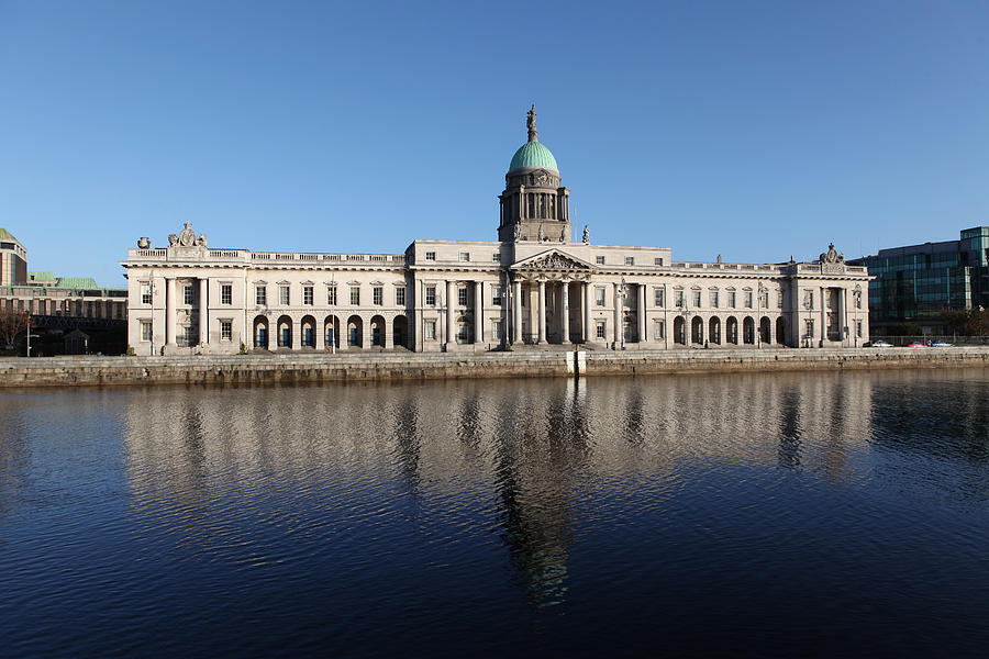 Architect Photograph - Custom House Dublin Ireland by Joe Burns