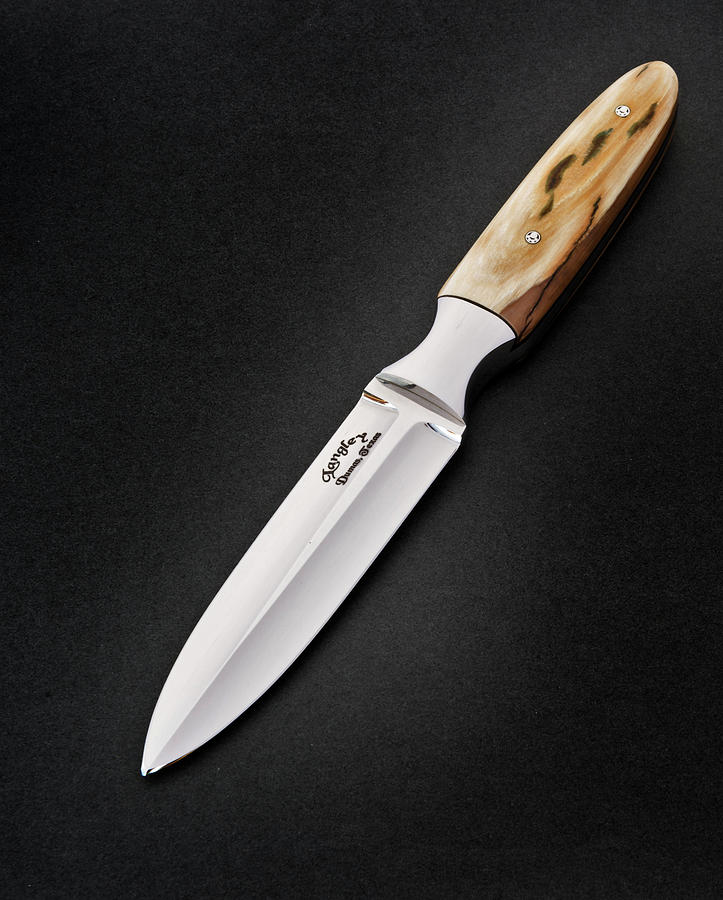 Custom Made Dagger with Mammoth Ivory Photograph by Gary Langley