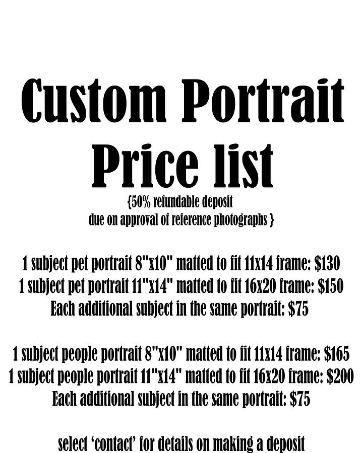 portrait drawing price