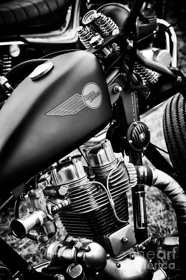 Custom Royal Enfield Photograph by Tim Gainey