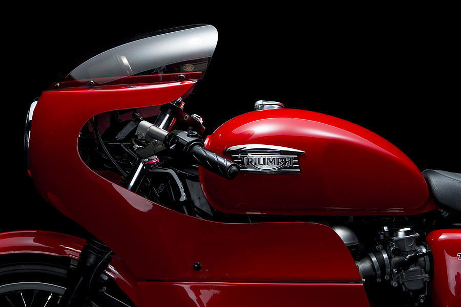 Triumph Photograph - Custom Thruxton by Keith May Triumph Photograph - Custom Thruxton by Keith May
